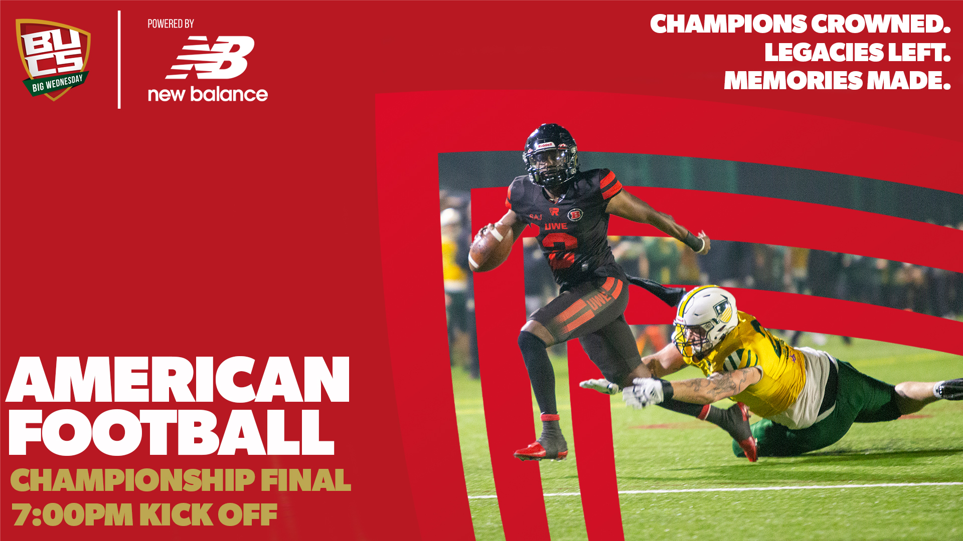 BUCS Big Wednesday American Football Championship Game Poster